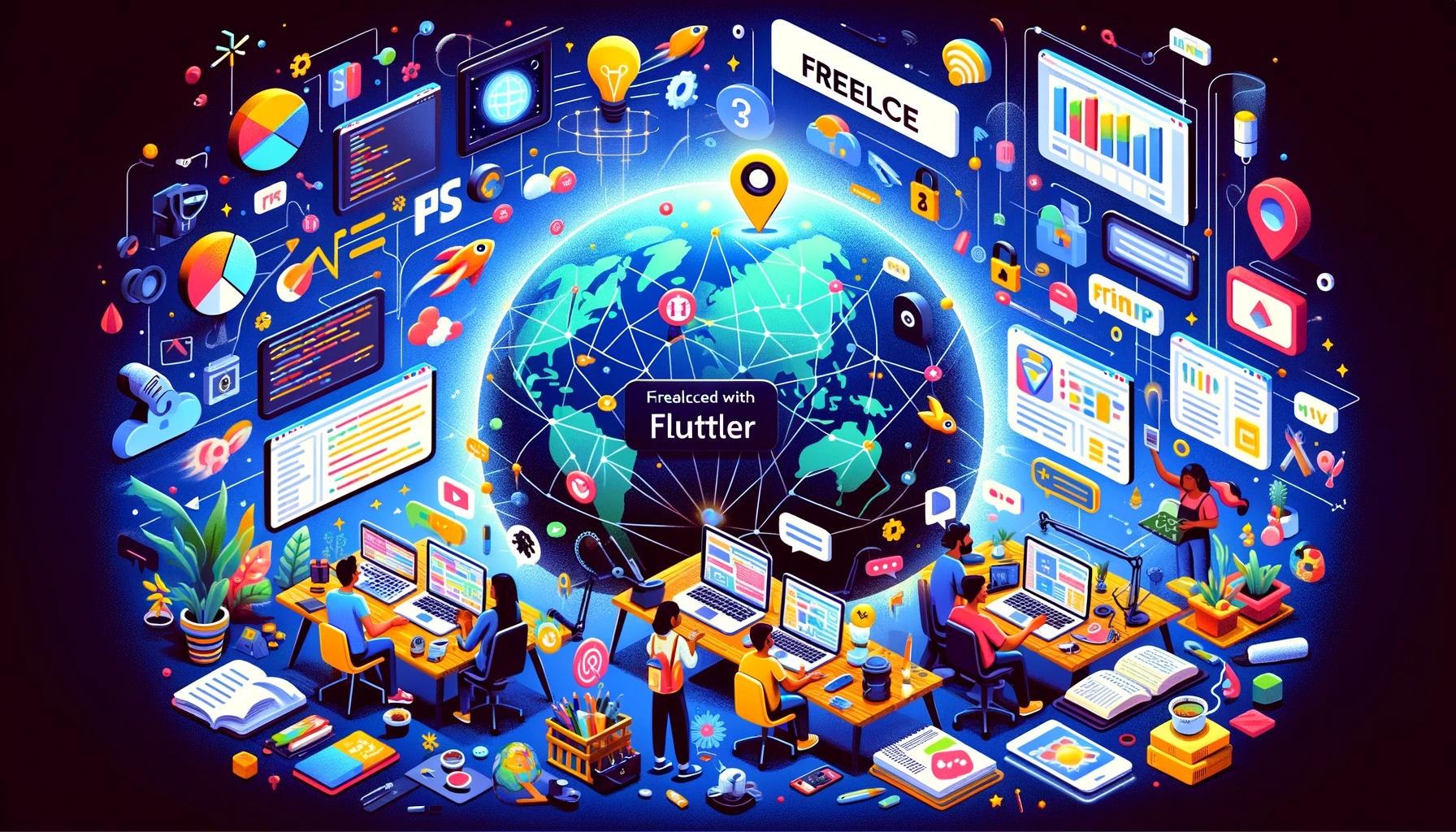 ההשפעה של Flutter על שוק העצמאים: הזדמנויות ואתגרים