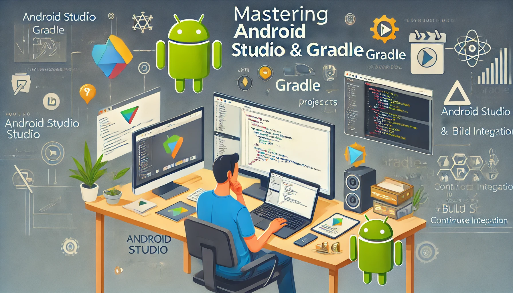 התמחות ב-Android Studio, Gradle